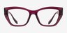 Michael Kors MK4149U Puglia Berry Transparent PlasticEyeglass Frames from EyeBuyDirect, Front View