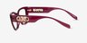 Michael Kors MK4149U Puglia Berry Transparent PlasticEyeglass Frames from EyeBuyDirect, Side View
