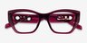 Michael Kors MK4149U Puglia Berry Transparent PlasticEyeglass Frames from EyeBuyDirect, Closed View