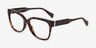 Michael Kors MK4091 Palawan Écaille Noire AcétateMontures de lunettes de vue d'EyeBuyDirect, Vue d'Angle