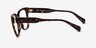 Michael Kors MK4091 Palawan Écaille Noire AcétateMontures de lunettes de vue d'EyeBuyDirect, Vue de Côté