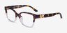Michael Kors MK4094U Karlie I Tortoise PlasticEyeglass Frames from EyeBuyDirect, Angle View