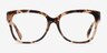 Michael Kors MK4091 Palawan Pink Tortoise AcétateMontures de lunettes de vue d'EyeBuyDirect, Vue de Face