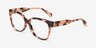 Michael Kors MK4091 Palawan Pink Tortoise AcétateMontures de lunettes de vue d'EyeBuyDirect, Vue d'Angle