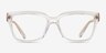 Michael Kors MK4117U Birmingham Transparent Éco-responsableMontures de lunettes de vue d'EyeBuyDirect, Vue de Face