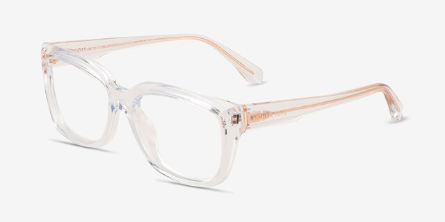 Michael Kors MK4117U Birmingham Transparent Alternative MaterialsEyeglass Frames from EyeBuyDirect, Angle View