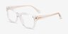 Michael Kors MK4117U Birmingham Transparent Éco-responsableMontures de lunettes de vue d'EyeBuyDirect, Vue d'Angle