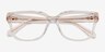Michael Kors MK4117U Birmingham Transparent Éco-responsableMontures de lunettes de vue d'EyeBuyDirect, Vue Rapprochée