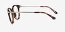 Michael Kors MK4135U Tortola Écaille Noire MétalMontures de lunettes de vue d'EyeBuyDirect, Vue de Côté