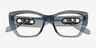 Michael Kors MK4149U Puglia Denim Transparent PlastiqueMontures de lunettes de vue d'EyeBuyDirect, Vue Rapprochée