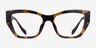 Michael Kors MK4149U Puglia Écaille Noire PlastiqueMontures de lunettes de vue d'EyeBuyDirect, Vue de Face