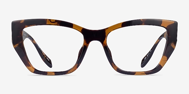 Michael Kors MK4149U Puglia Dark Tortoise PlasticEyeglass Frames from EyeBuyDirect, Front View