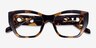 Michael Kors MK4149U Puglia Écaille Noire PlastiqueMontures de lunettes de vue d'EyeBuyDirect, Vue Rapprochée