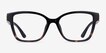 Michael Kors MK4094U Karlie I Black Dark Tortoise PlasticEyeglass Frames from EyeBuyDirect, Front View