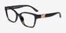 Michael Kors MK4094U Karlie I Black Dark Tortoise PlastiqueMontures de lunettes de vue d'EyeBuyDirect, Vue d'Angle