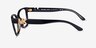 Michael Kors MK4094U Karlie I Black Dark Tortoise PlastiqueMontures de lunettes de vue d'EyeBuyDirect, Vue de Côté