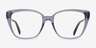 Michael Kors MK4110U Avila Blue Transparent AcétateMontures de lunettes de vue d'EyeBuyDirect, Vue de Face