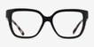 Michael Kors MK4112 Polanco Black AcetateEyeglass Frames from EyeBuyDirect, Front View