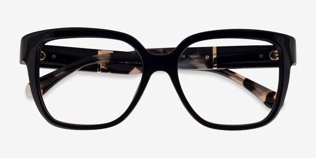 Michael Kors MK4112 Polanco Black AcetateEyeglass Frames from EyeBuyDirect, Closed View