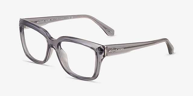 Michael Kors MK4117U Birmingham Blue Alternative MaterialsEyeglass Frames from EyeBuyDirect, Angle View