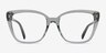 Michael Kors MK4110U Avila Smokey Olive Transparent AcétateMontures de lunettes de vue d'EyeBuyDirect, Vue de Face