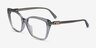 Michael Kors MK4110U Avila Smokey Olive Transparent AcétateMontures de lunettes de vue d'EyeBuyDirect, Vue d'Angle