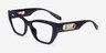 Michael Kors MK4149U Puglia Noir PlastiqueMontures de lunettes de vue d'EyeBuyDirect, Vue d'Angle