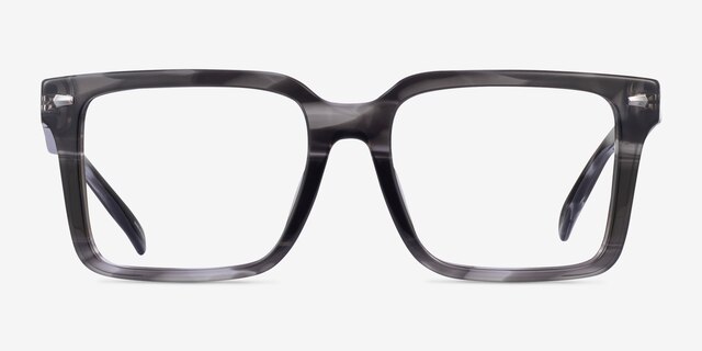 Michael Kors MK4121U Mosel Black Horn AcetateEyeglass Frames from EyeBuyDirect, Front View