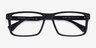 Emporio Armani EA3038 Rubber Black PlastiqueMontures de lunettes de vue d'EyeBuyDirect, Vue Rapprochée