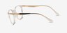 Emporio Armani EA3168 Shiny Crystal PlasticEyeglass Frames from EyeBuyDirect, Side View