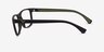 Emporio Armani EA3147 Matte Black PlastiqueMontures de lunettes de vue d'EyeBuyDirect, Vue de Côté