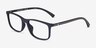 Emporio Armani EA3135F Rubber Black PlastiqueMontures de lunettes de vue d'EyeBuyDirect, Vue d'Angle