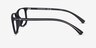 Emporio Armani EA3135F Rubber Black PlastiqueMontures de lunettes de vue d'EyeBuyDirect, Vue de Côté