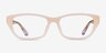 Emporio Armani EA3238U Shiny Opaline Tundra AcétateMontures de lunettes de vue d'EyeBuyDirect, Vue de Face