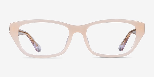Emporio Armani EA3238U Shiny Opaline Tundra AcetateEyeglass Frames from EyeBuyDirect, Front View