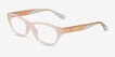 Emporio Armani EA3238U Shiny Opaline Tundra AcetateEyeglass Frames from EyeBuyDirect, Angle View