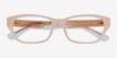 Emporio Armani EA3238U Shiny Opaline Tundra AcetateEyeglass Frames from EyeBuyDirect, Closed View