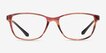 Emporio Armani EA3099 Shiny Striped Pink AcetateEyeglass Frames from EyeBuyDirect, Front View