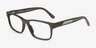 Emporio Armani EA3265U Shiny Green AcétateMontures de lunettes de vue d'EyeBuyDirect, Vue d'Angle