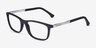 Emporio Armani EA3069 Rubber Black PlastiqueMontures de lunettes de vue d'EyeBuyDirect, Vue d'Angle