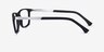 Emporio Armani EA3069 Rubber Black PlastiqueMontures de lunettes de vue d'EyeBuyDirect, Vue de Côté
