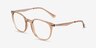 Emporio Armani EA3168 Shiny Transparent Tundra PlastiqueMontures de lunettes de vue d'EyeBuyDirect, Vue d'Angle