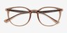 Emporio Armani EA3168 Shiny Transparent Tundra PlastiqueMontures de lunettes de vue d'EyeBuyDirect, Vue Rapprochée