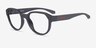ARNETTE Hiatus Dark Grey Matte Top Shiny Alternative MaterialsEyeglass Frames from EyeBuyDirect, Angle View