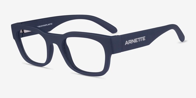 ARNETTE Imby Matte Dark Blue Alternative MaterialsEyeglass Frames from EyeBuyDirect, Angle View