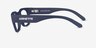 ARNETTE Imby Matte Dark Blue Matériaux biosourcésMontures de lunettes de vue d'EyeBuyDirect, Vue de Côté