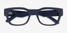 ARNETTE Imby Matte Dark Blue Matériaux biosourcésMontures de lunettes de vue d'EyeBuyDirect, Vue Rapprochée
