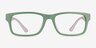 Armani Exchange AX3106F Matte Green PlasticEyeglass Frames from EyeBuyDirect, Front View