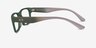 Armani Exchange AX3106F Matte Green PlasticEyeglass Frames from EyeBuyDirect, Side View