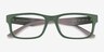 Armani Exchange AX3106F Matte Green PlasticEyeglass Frames from EyeBuyDirect, Closed View